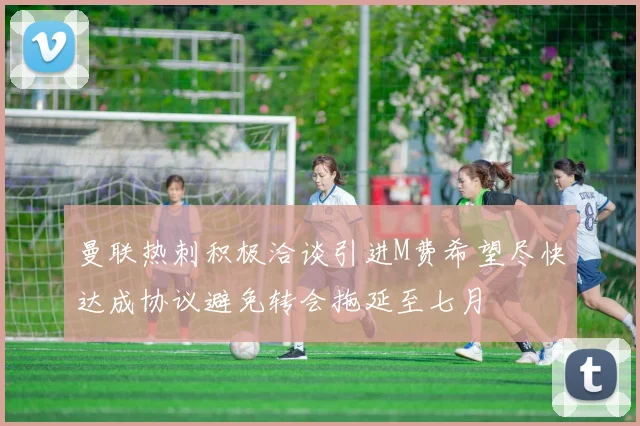 曼联热刺积极洽谈引进M费希望尽快达成协议避免转会拖延至七月