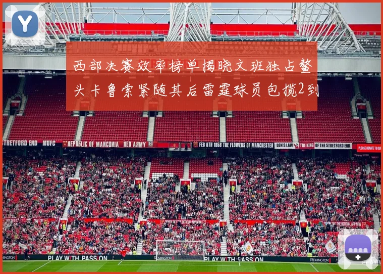 西部决赛效率榜单揭晓文班独占鳌头卡鲁索紧随其后雷霆球员包揽2到5名